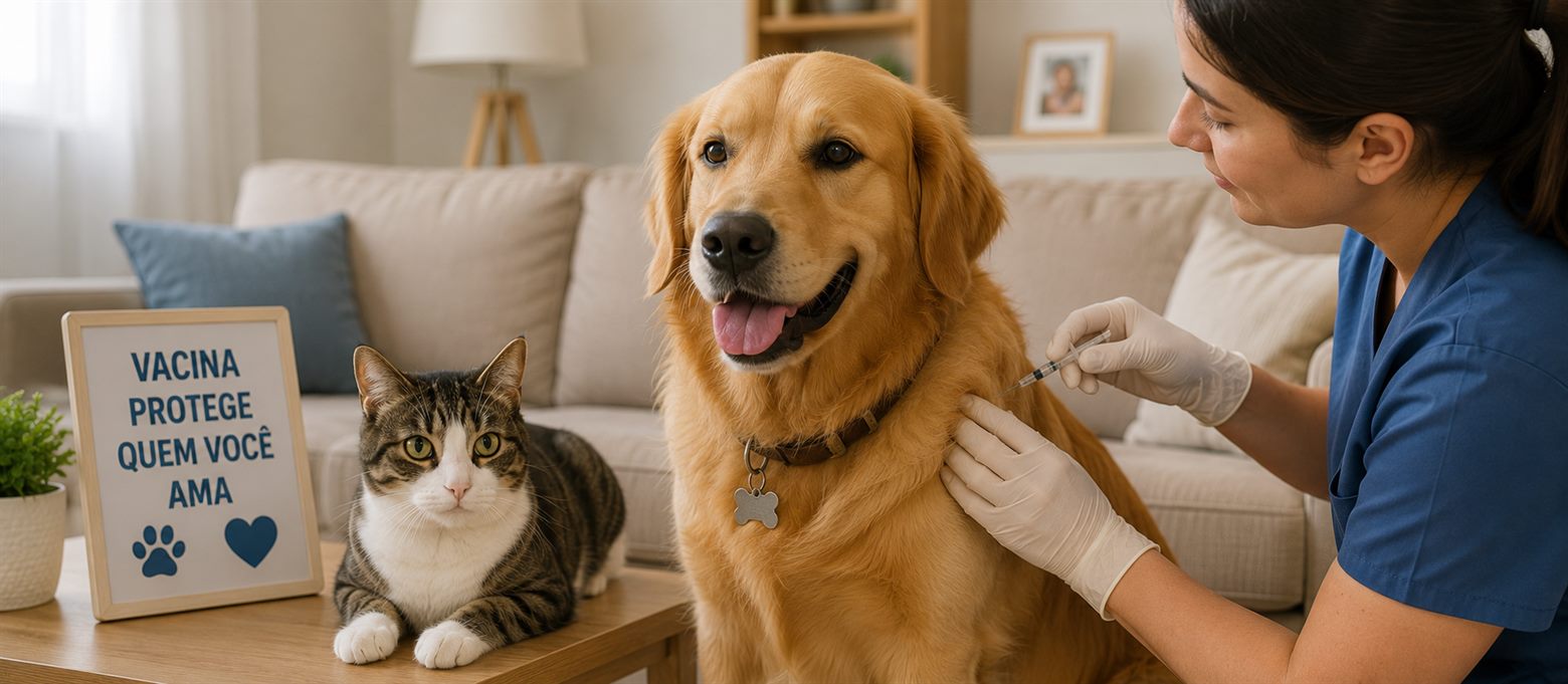 Vacinação de cães e gatos